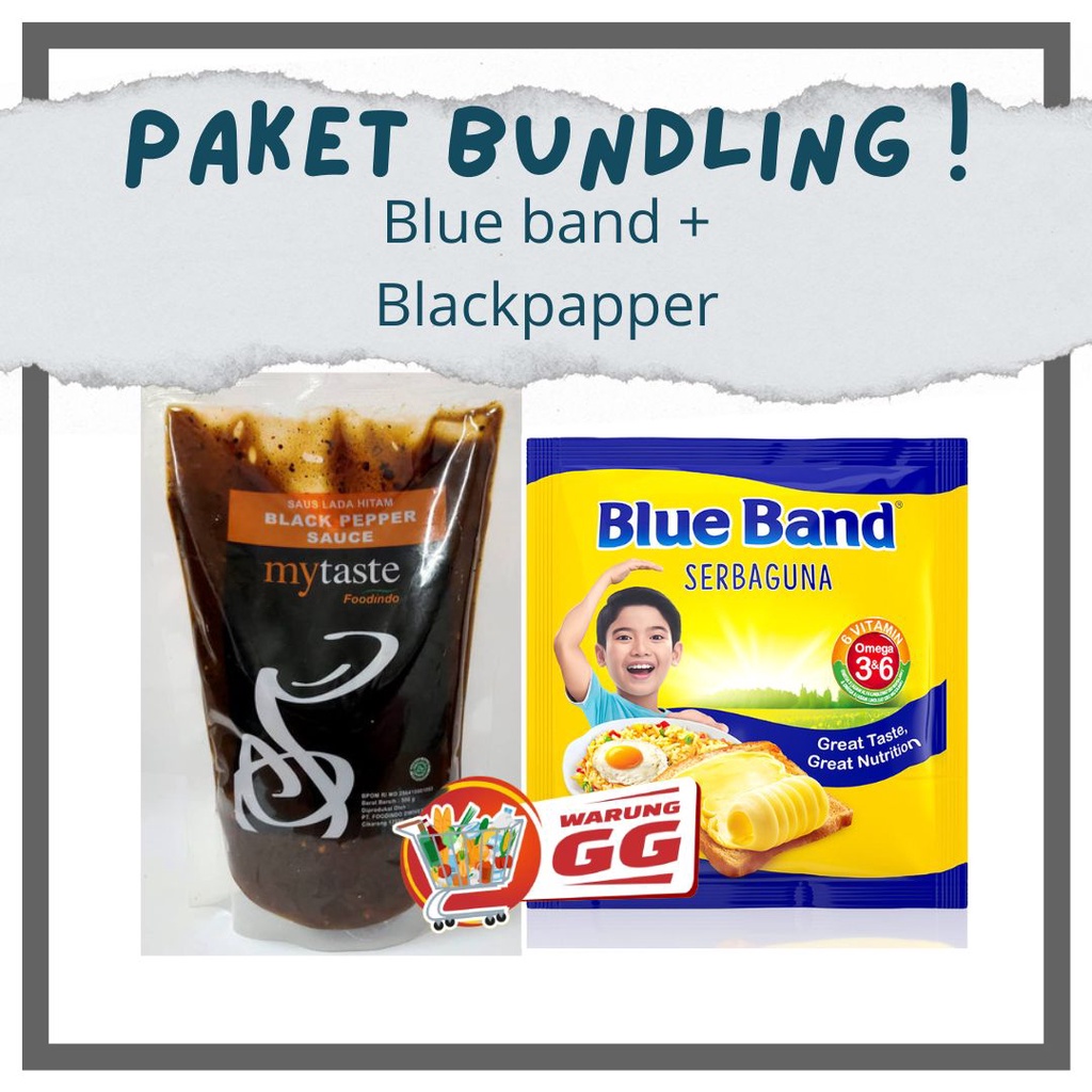 

Paket Bundling Blue Band dan Saus My Taste