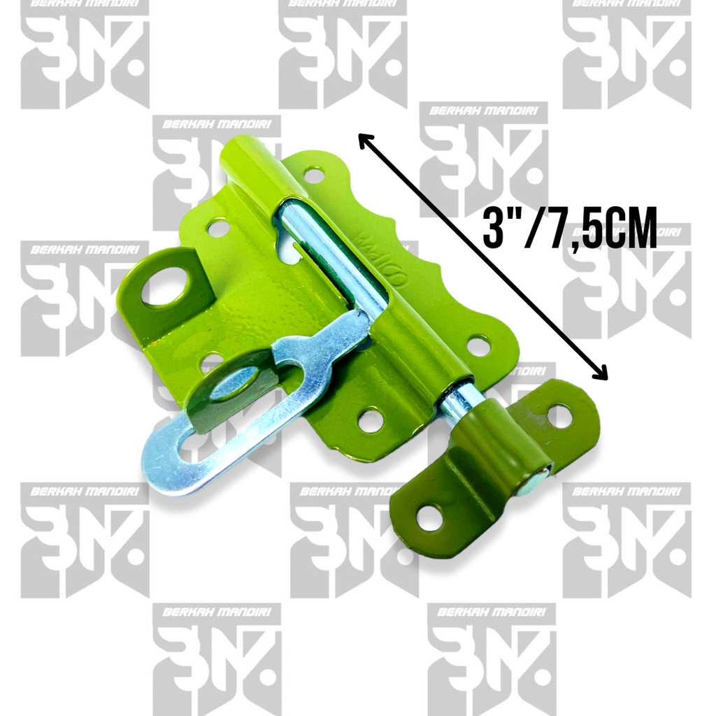 Grendel Overpal Gembok 3&quot; 2 Inch Inci Selot Cantolan Gembok Pintu Rumah/Slot Overval Tebal Operval Operpal Gerendel