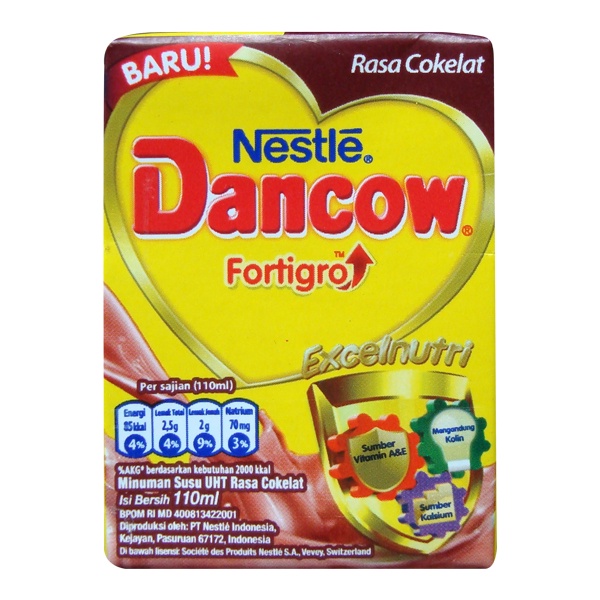 DANCOW SUSU UHT CHOCOCOLATE 110 ML - SUSU