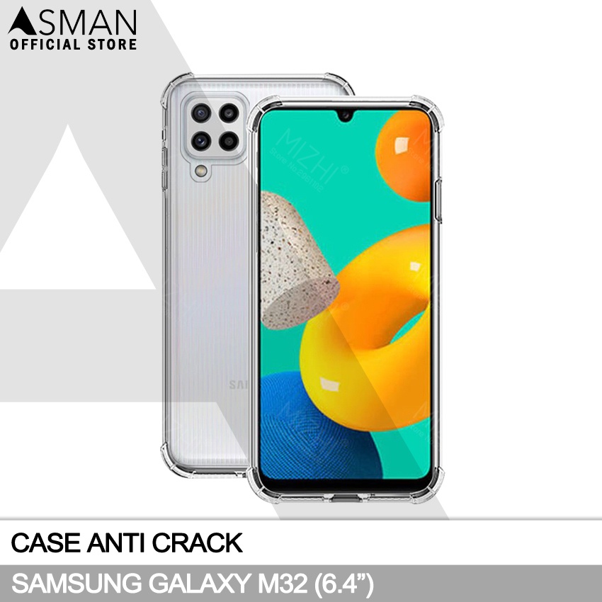 Anti Crack Samsung Galaxy M32 (6.4) | Soft Case Anti Bentur - Clear