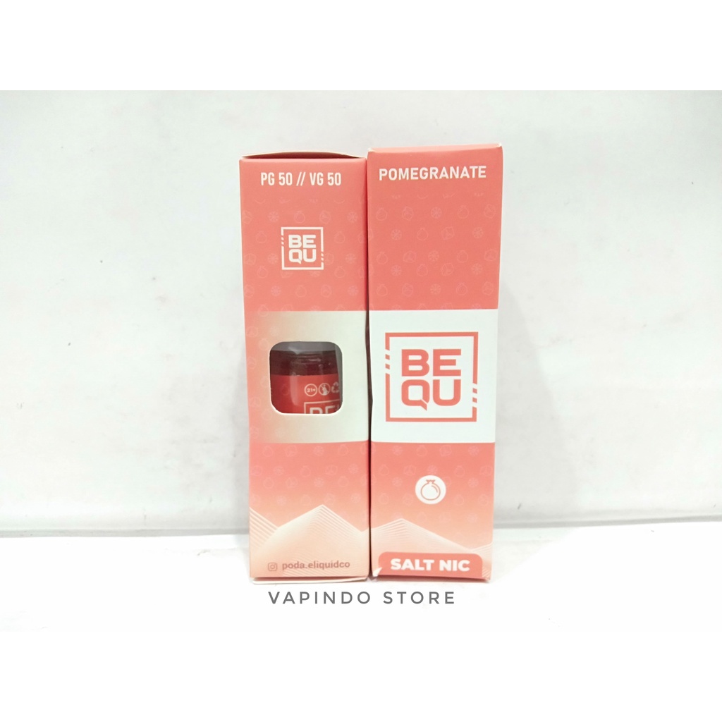 SALT BEQU POMEGRANATE 15ML BY PODS PODS FRIENDLY BEKU DELIMA