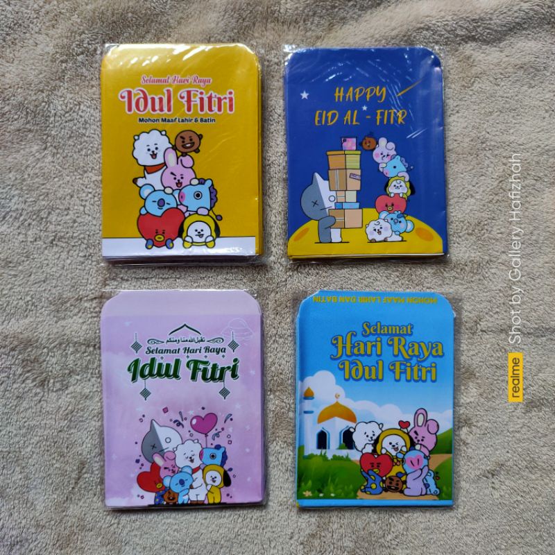 

Amplop Lebaran Unik Motif BTS