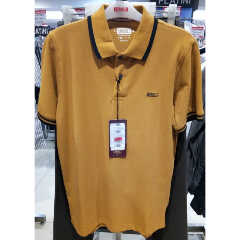 Gabrielle casual original mens polo shirt BAFC240P0223M Kaos kerah pria lengan pendek regular fit