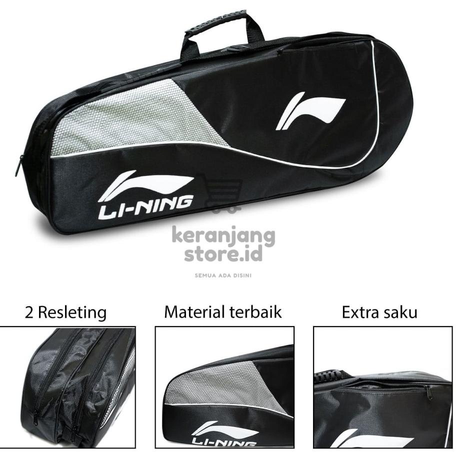 ⅎ Tas Raket Badminton 2 Resleting ✽