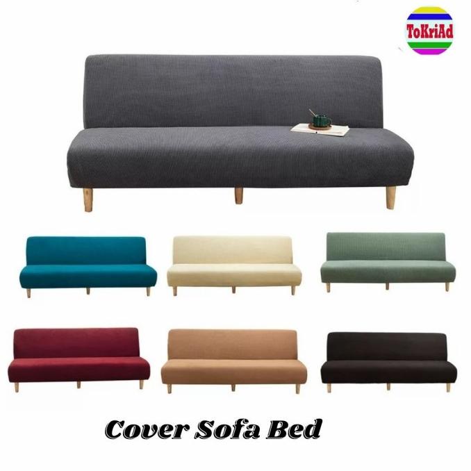 COVER SOFA BED polos sarung kursi sofa bahan kain polyester elastis HOT SALE