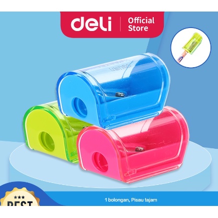 Peruncing Deli Neon Pencil Sharpener 0545