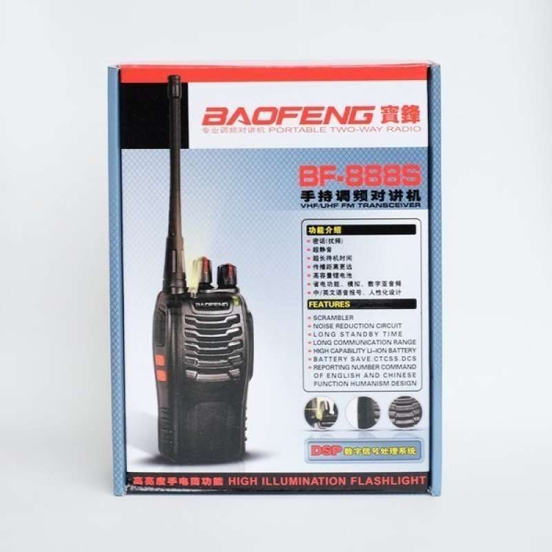 HT Bofeng BF 888S (1 Dus isi 2 HT) Single Band UHF Garansi 1 tahun walkie talkie | H T Baofeng BF 888 S SingleBand Walkie Talkie Handy Talki | Hate Bofeng BF-888-S Single-Band Walky Talky Handie Talkie | Toko Radio Komunikasi