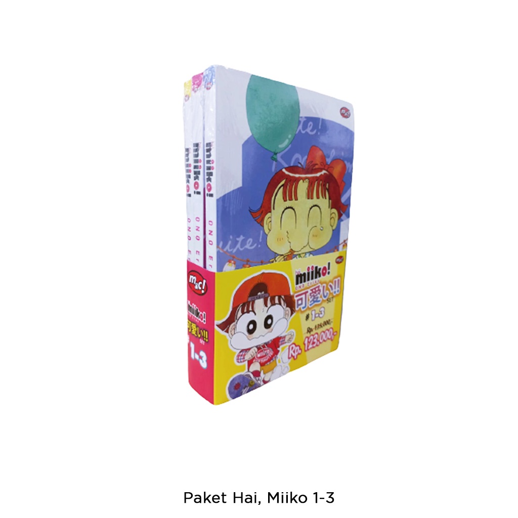 Gramedia Bali - Paket Hai, Miiko 1-3