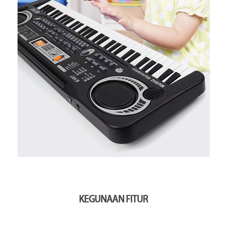 Keyboard elektronik murah/piano elektronik pemula/piano mainan anak-anak/piano 61-key /smart piano/smart electric piano