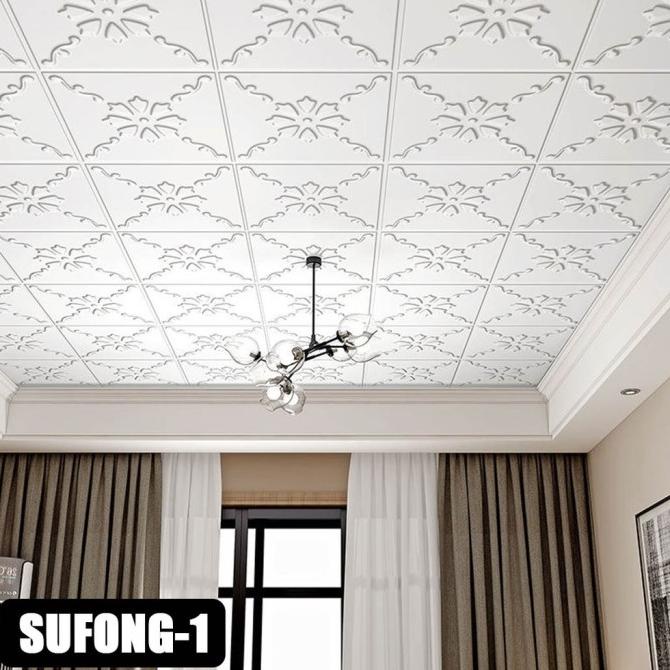 WALLPAPER FOAM 3D MOTIF BATIK WALL FOAM 3D PREMIUM BISA UNTUK PLAFON A