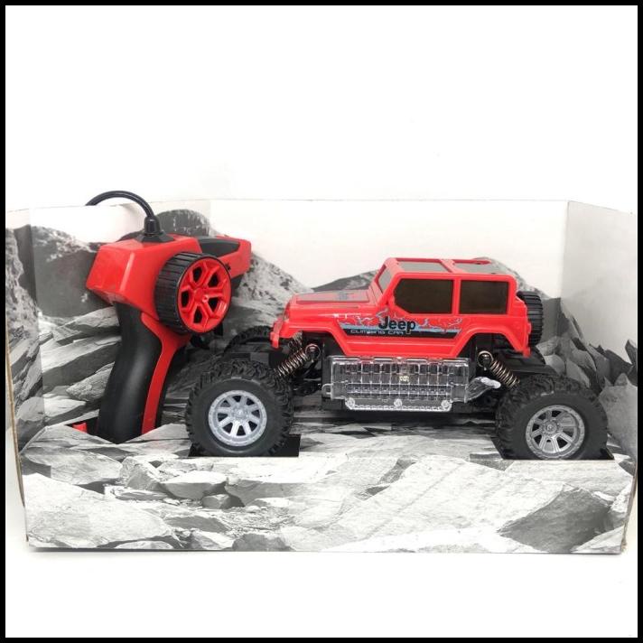 Maina Anak Rc Crawler Rc Jeep 4Wd 1 : 18 Mengeluarkan Lampu