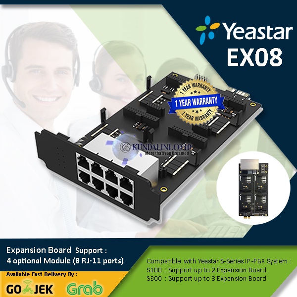Yeastar EX08 Expansion Board