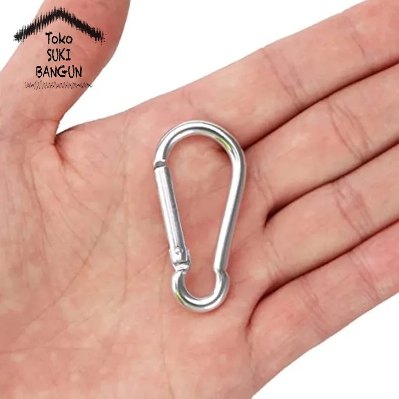 Carabiner Hook Gantungan Kunci Multifungsi Pengait Cantolan Key Ring