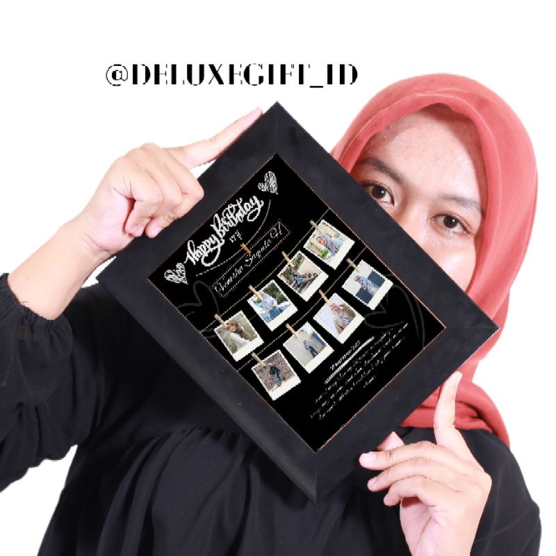 Kado unik murah/ gift ulang tahun cewek / bingkai kado anniversary / ultah pacar / kado valentine wi