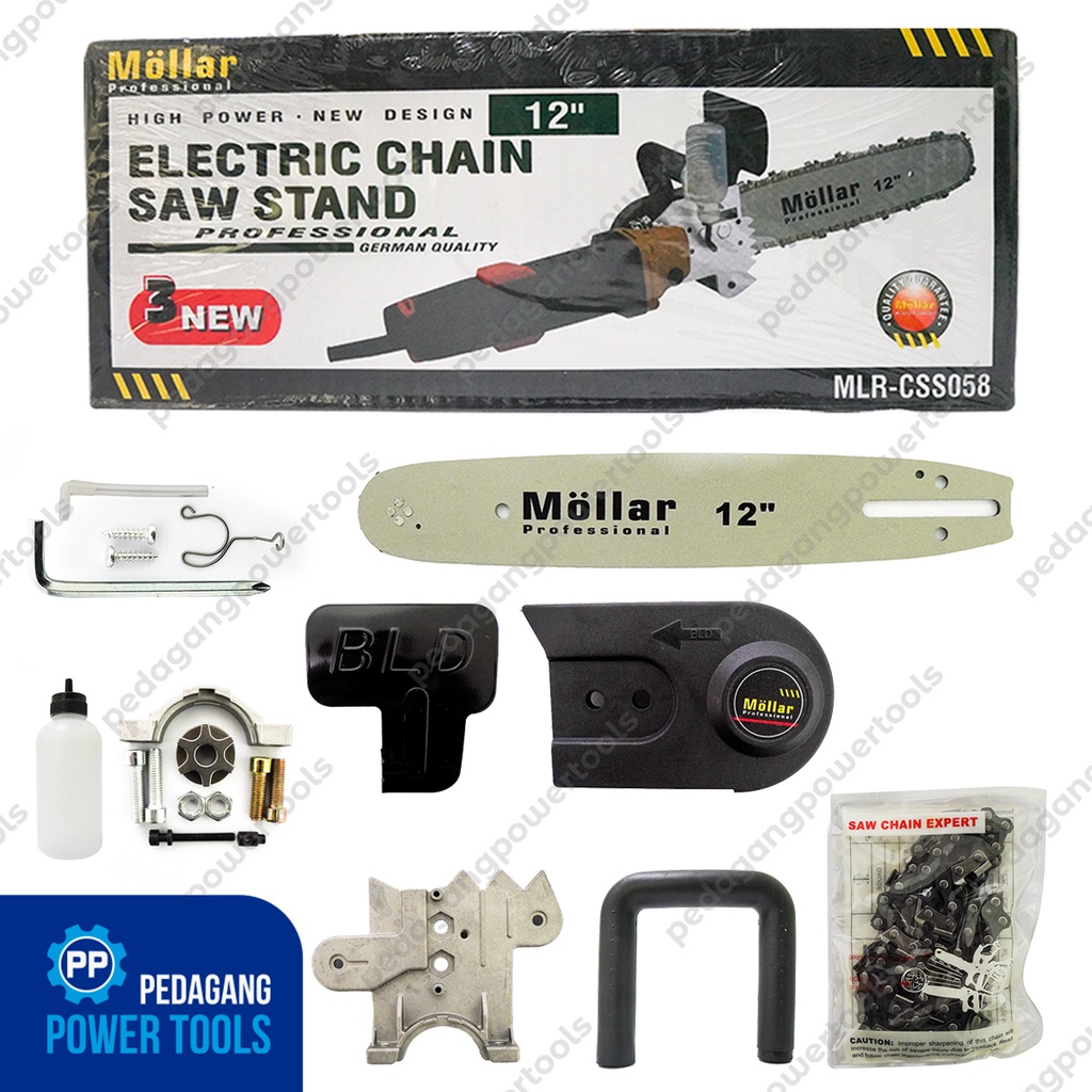 MOLLAR ADAPTOR MINI CHAINSAW MESIN GERINDA - DUDUKAN CHAIN SAW STAND