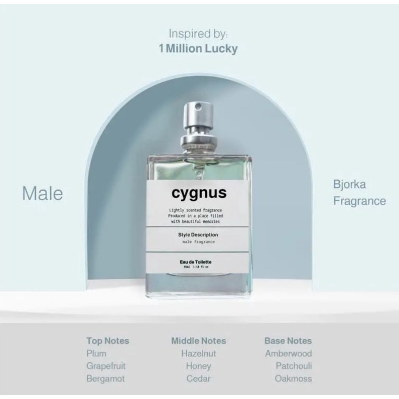 Bjorka CYGNUS Parfum Pria Original Terlaris Cowok