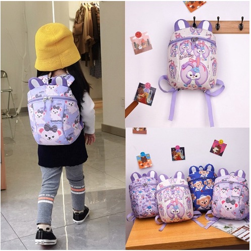 Tas Stellalou Anak Cute Tas Selempang Sling Bag Boneka Kartun Bulu Tas Anak Tas Kepribadian Kartun