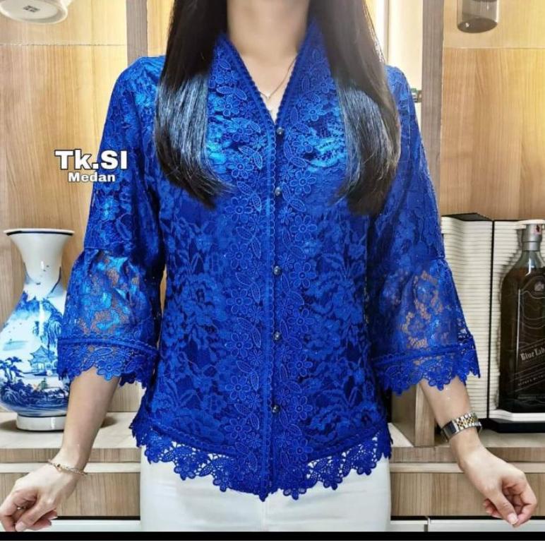 PALING DIMINATI atasan brokat/brokat elgana/blouse brokat