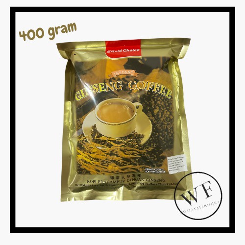 

Gold Choice Instant gingseng Coffee / Kopi gingseng Malaysia 400g/20s