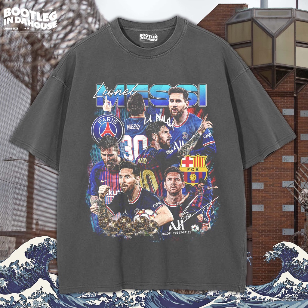 LIONEL MESSI Oversize T-shirt / Kaos Oversize LIONEL MESSI