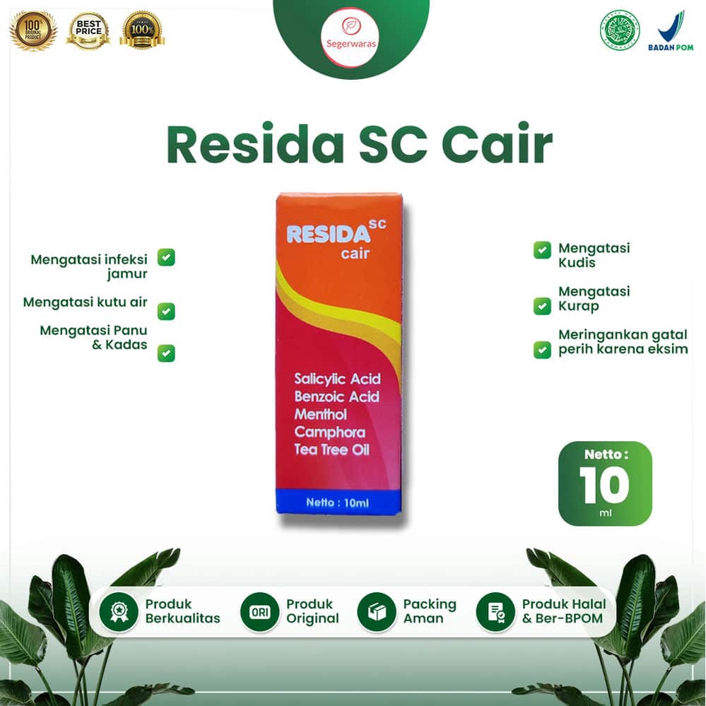 Resida (Serupa Kalpanax)-  Obat Panu, Kurap, Kudis, Jamur Kulit