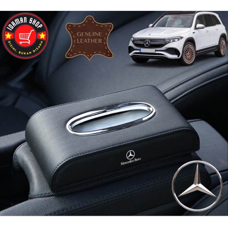TEMPAT TISIU MOBIL MERCEDES BENZ G-CLASS GLE-CLASS C CLASS, E-CLASS, S-CLASS KOTAK TISSUE BAHAN