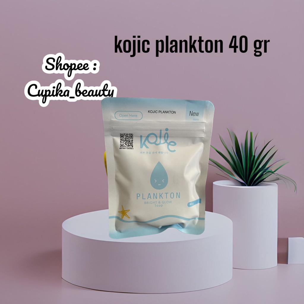 &lt;cc.x&gt; sabun kojic plankton bright and glow face soap sabun wajah kojic plankton 40 gr
