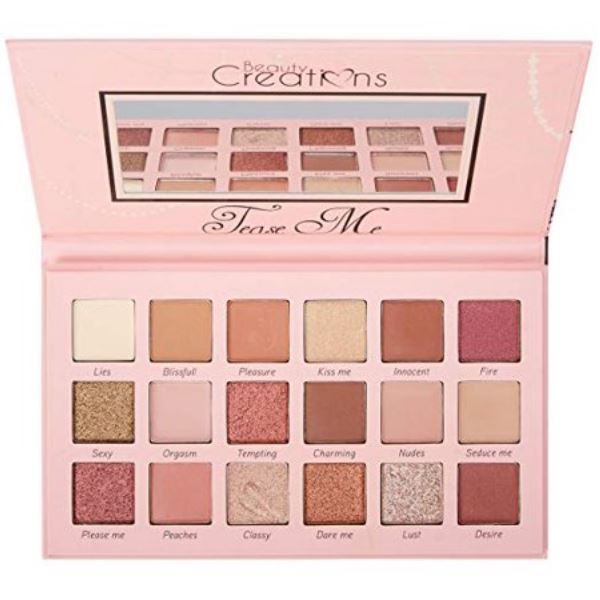 Shine Star - Makeup Beauty Creations Tease Me 18 Warna EYESHADOW Matte Pallete Anti Air dan Tahan Lam