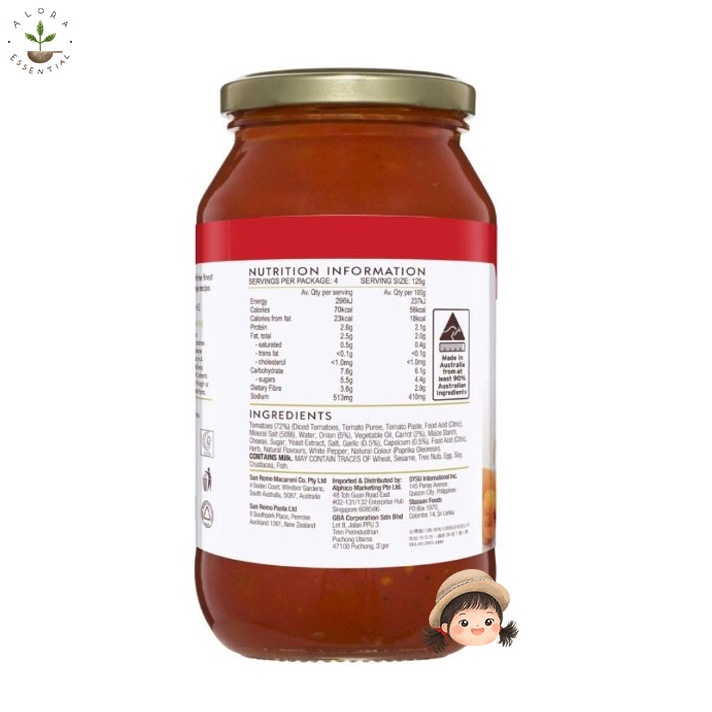 San Remo Pasta Sauce Bolognase 500 Gr