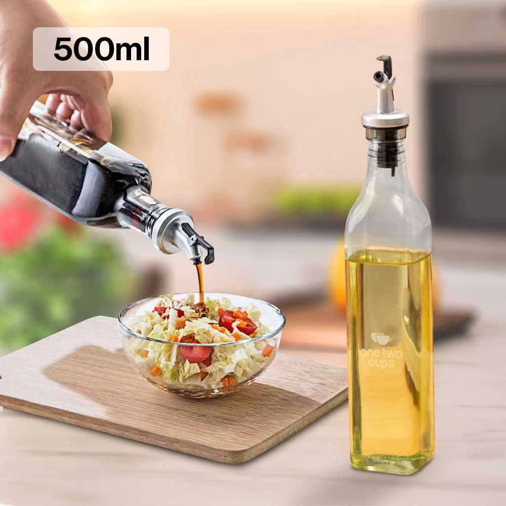 (BISA COD) FTIHSHP  Botol Minyak Olive Oil Cooking Seasoning Bottle 500ml - CW200