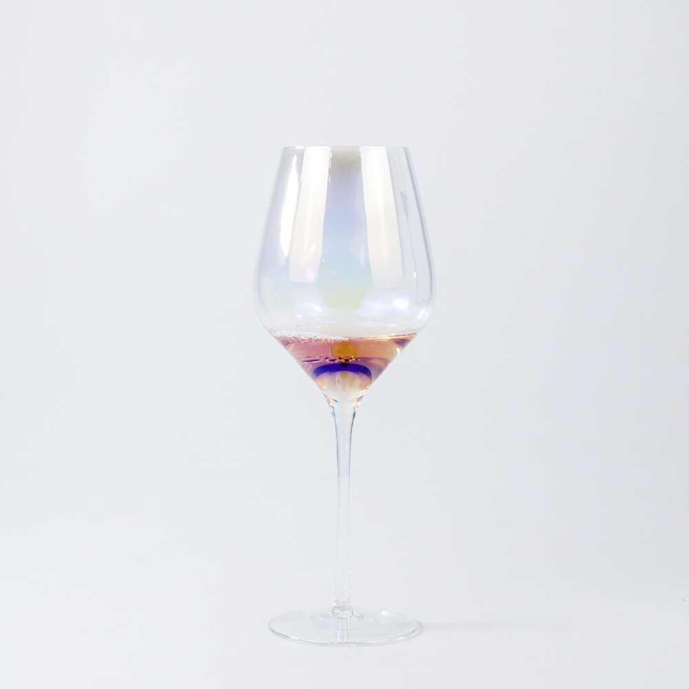 Gelas Cangkir Glass Crystal Champagne Wine Rainbow Goblet 650ml - XR1025 - Multi-Color