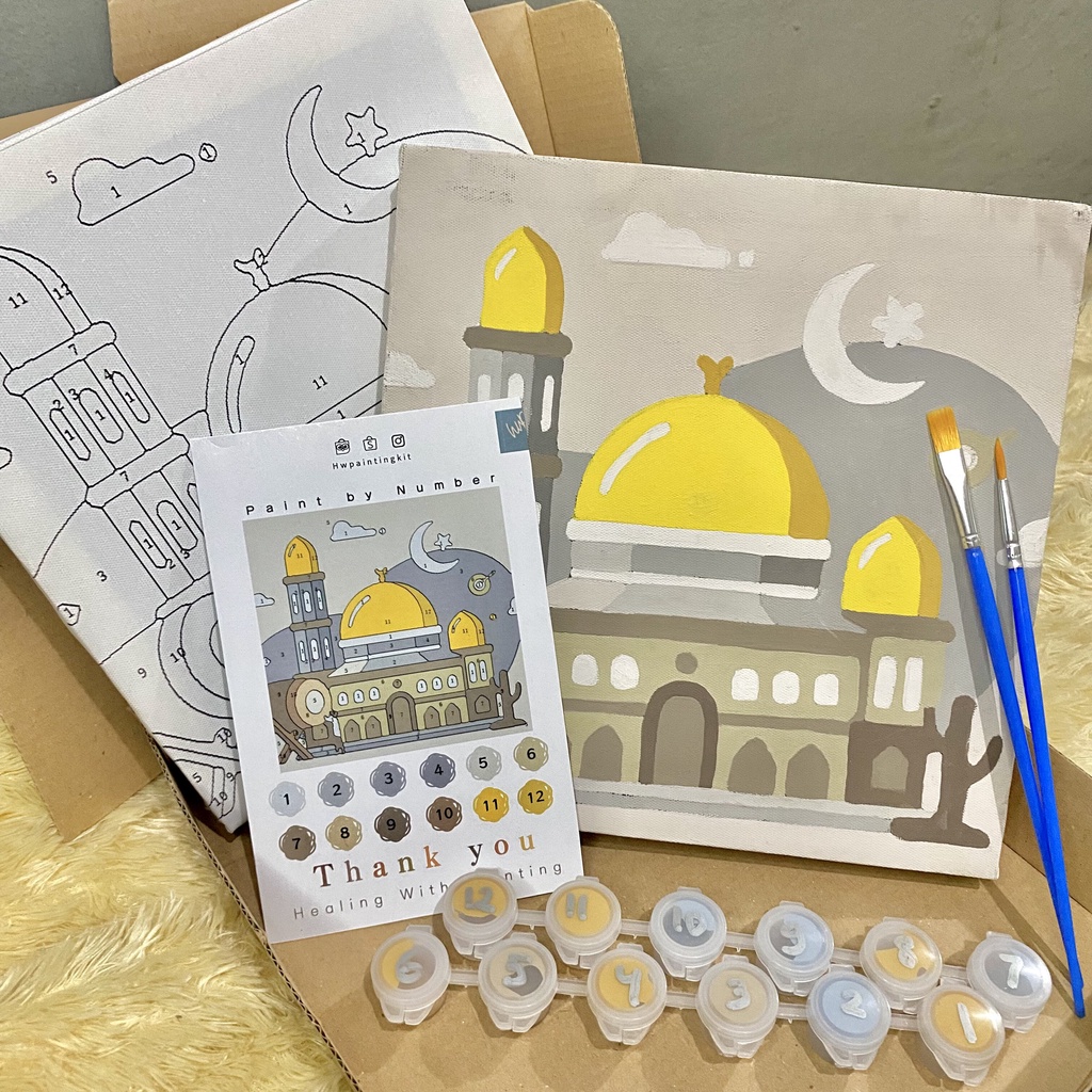 

Paint by Number Kit I Mosque