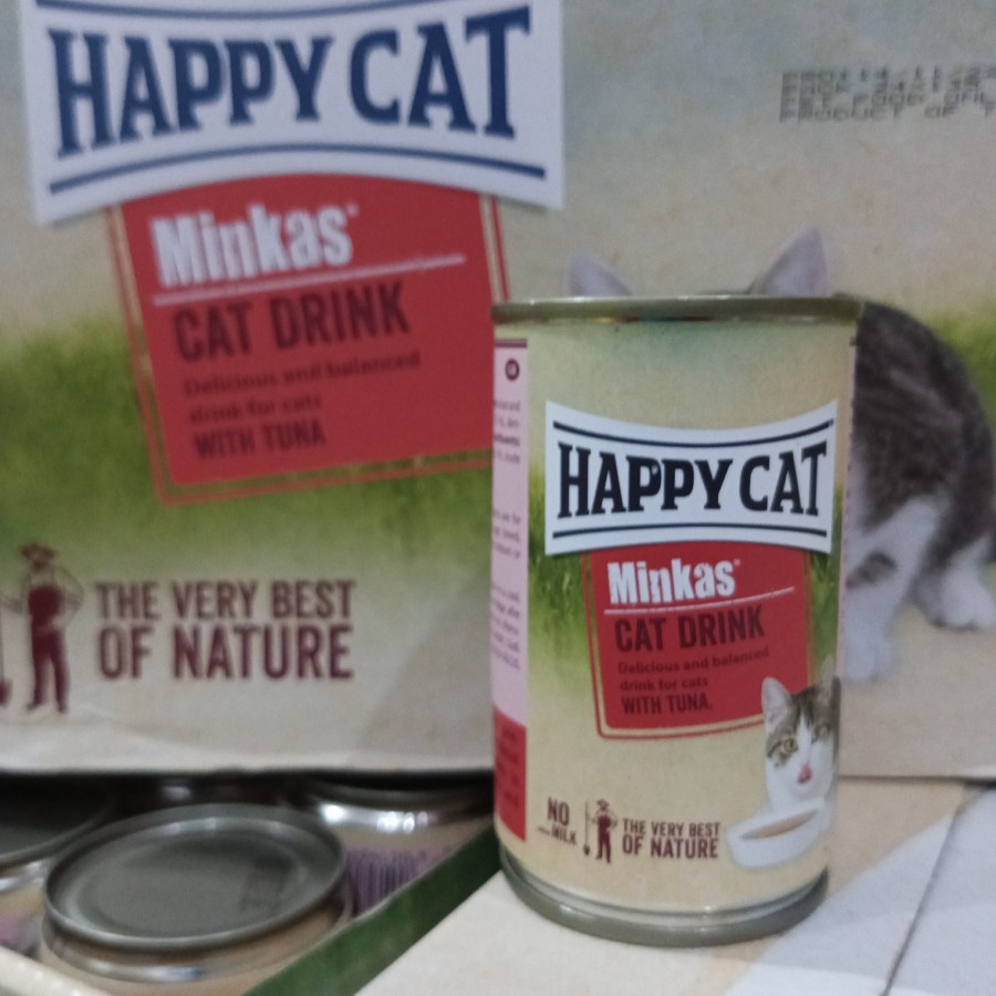 Happy Cat Minkas Cat Drink With Tuna Wet Food 135 ml Makanan Basah