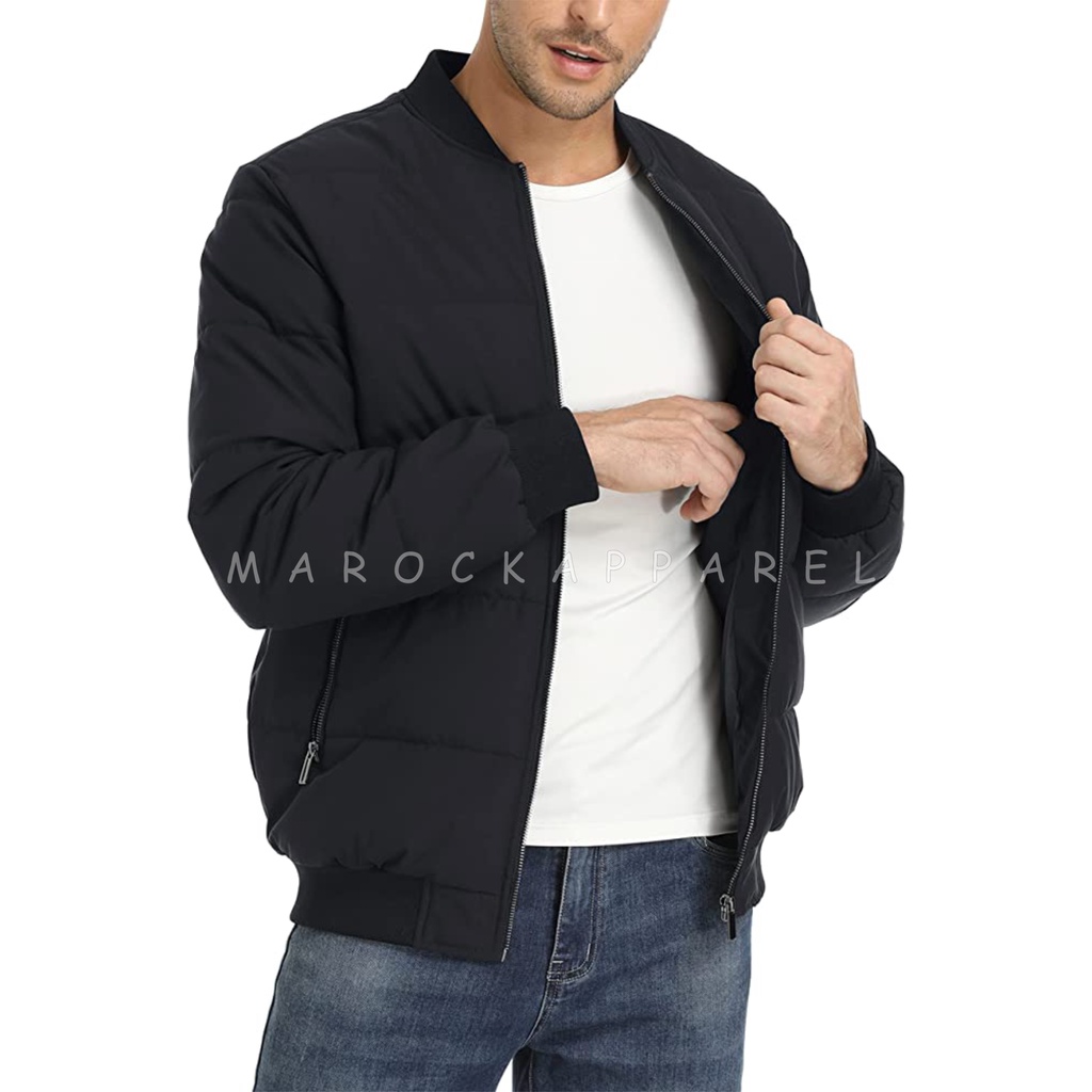 Jaket Bomber Kembung Pria - Jaket Parasut Semi Waterproof KALIBRE