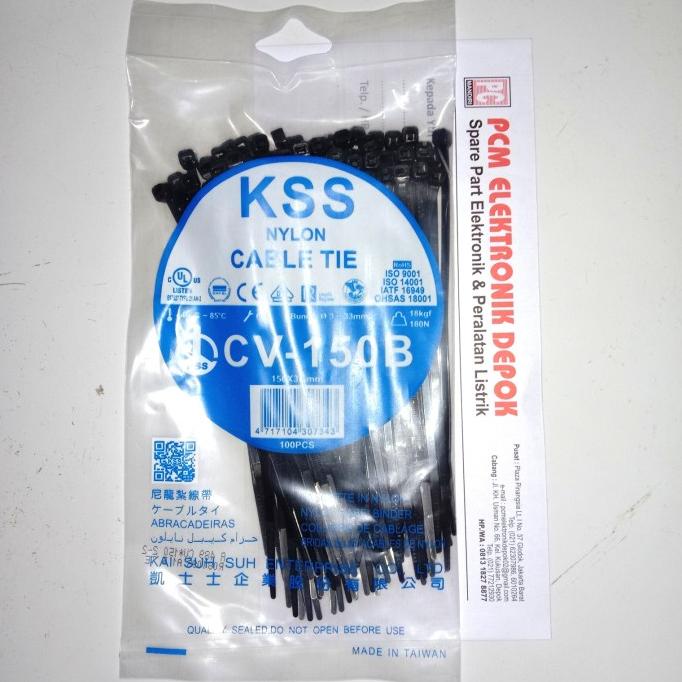 

Kabel Tis 15cm KSS nylon CV-150AB Hitam pcmelektrob9090 Murah