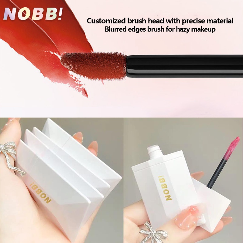 NOBB！Business Card Lipstick Matte Velvet Lip Cream Waterproof Lipstick Long-Lasting Beauty Lip Gloss N21503