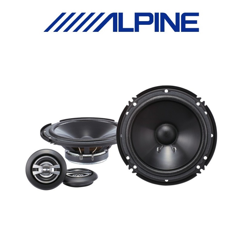 Alpine SPJ 161CS – Speaker Mobil 2Ways Komponen 6 Inch