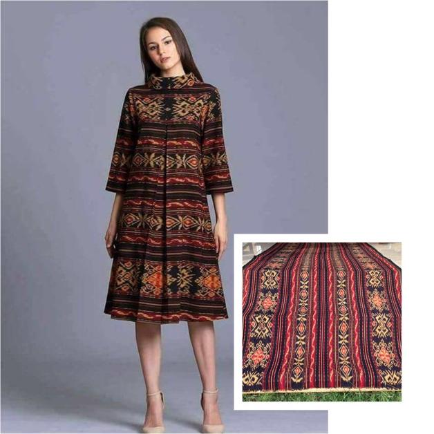 TERLARIS DRESS TUNIK TENUN JEPARA CASUAL Murah