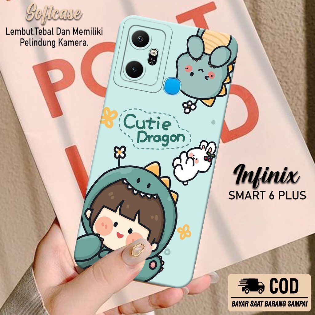 Case Hp Infinix Smart 6 Plus - Softcase Infinix Smart 6 Plus Terbaru - Casing Infinix Smart 6 Plus -