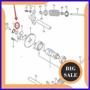 Jual 12955-33G00-000 Washer Ring Decompression Shaft Suzuki Skywave 125 Ori 1M4R23 suku cadang