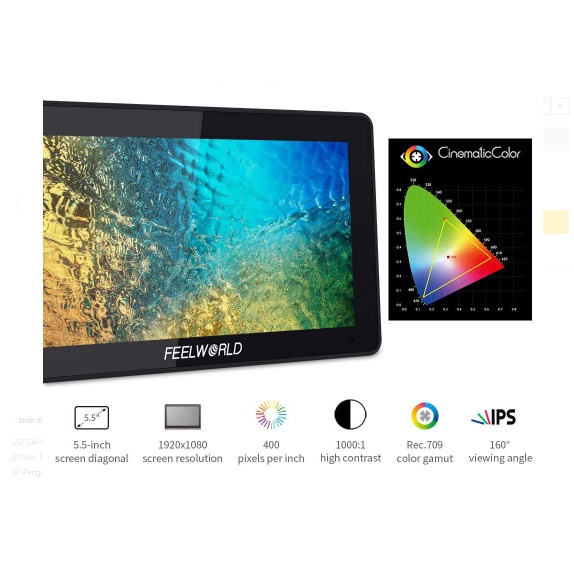 FeelWorld F6 Plus 5.5&quot; 4K HDMI Monitor