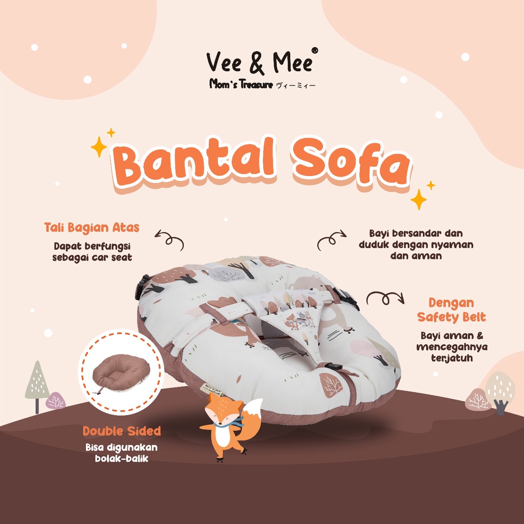 Vee &amp; Mee Bantal Sofa Bayi