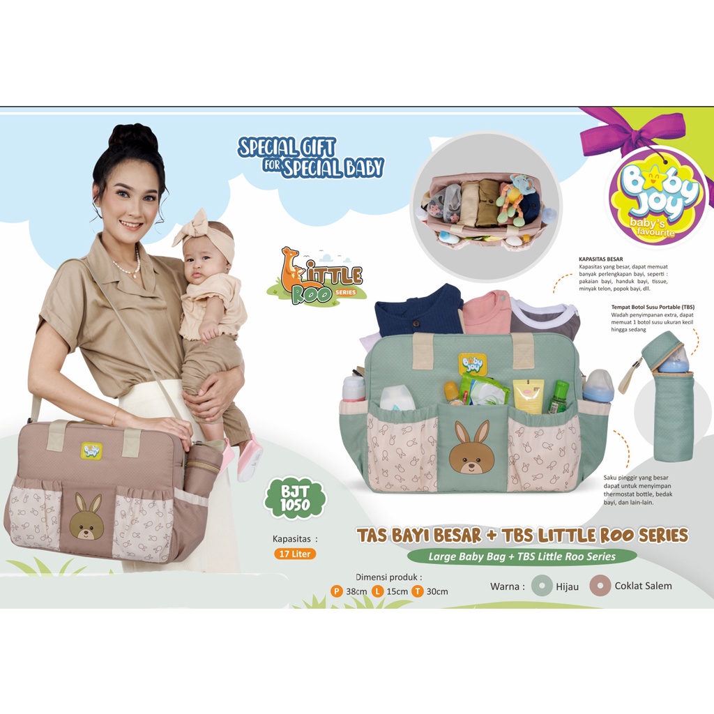 Tas Bayi Besar Popok Diaper Diaper Bag Little Roo BJT1050