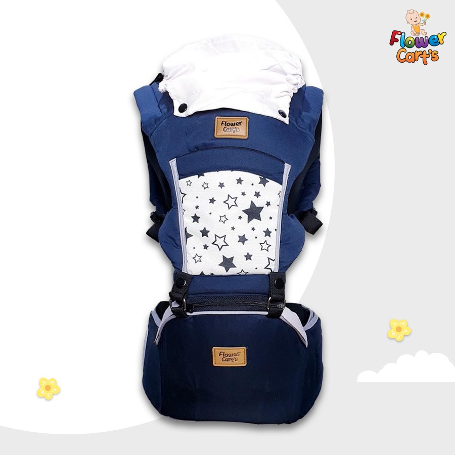 Flower Cart's Hipseat Carrier Gendongan Bayi 6 posisi Star Series - Gendongan Anak