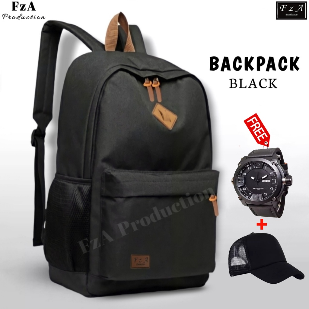 FzA Official - Tas Ransel Distro Original Casual pria Wanita / Tas Ransel Laptop / Backpack Sekolah Kuliah Distro Original Tas Punggung Laptop - BLQT