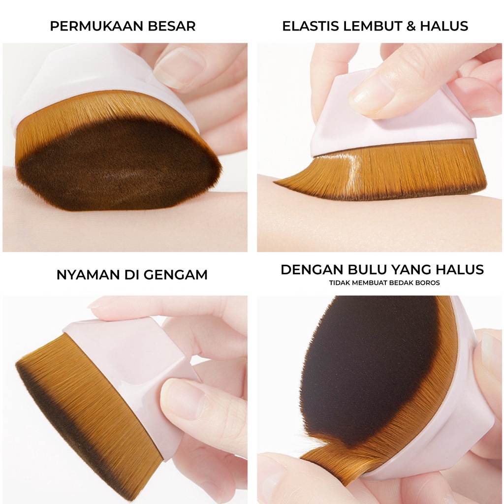 Brush Make Up Kuas Rias Foundation Bb Cream Free Kotak Penyimpanan