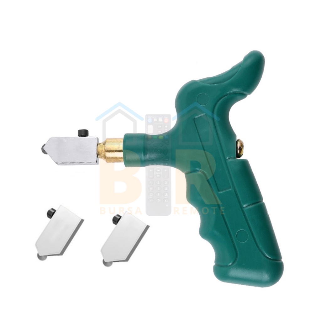 Alat Potong Kaca Dan Keramik Oil Glass Cutter 2IN1 Pisau Pemotong Ubin Presisi Manual