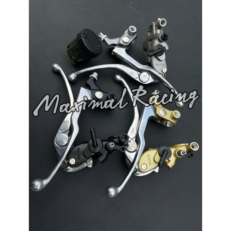 MASTER REM NISSIN 1 SET KIRIN KANAN + TABUNG MINYAK REM UNIVERSAL SEMUA MOTOR