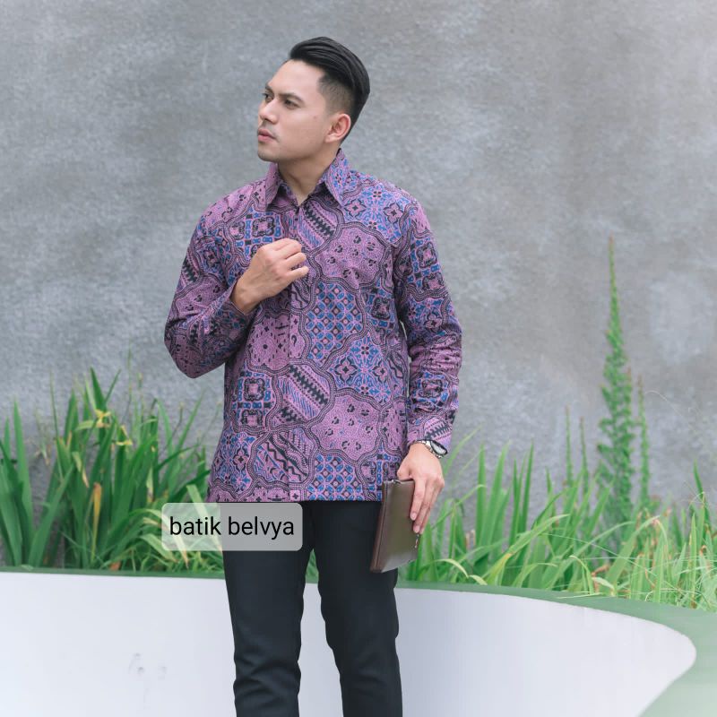 PROMO 10 MOTIF / FULL FURING / Baju batik pria lengan panjang slimfit kasual premiun modern motif / Full furing baju batik / kemeja batik pria lengan panjang murah / BATIK solo sragenan / batik solo / batik sragen / batik madu / batik lianasari / batik av