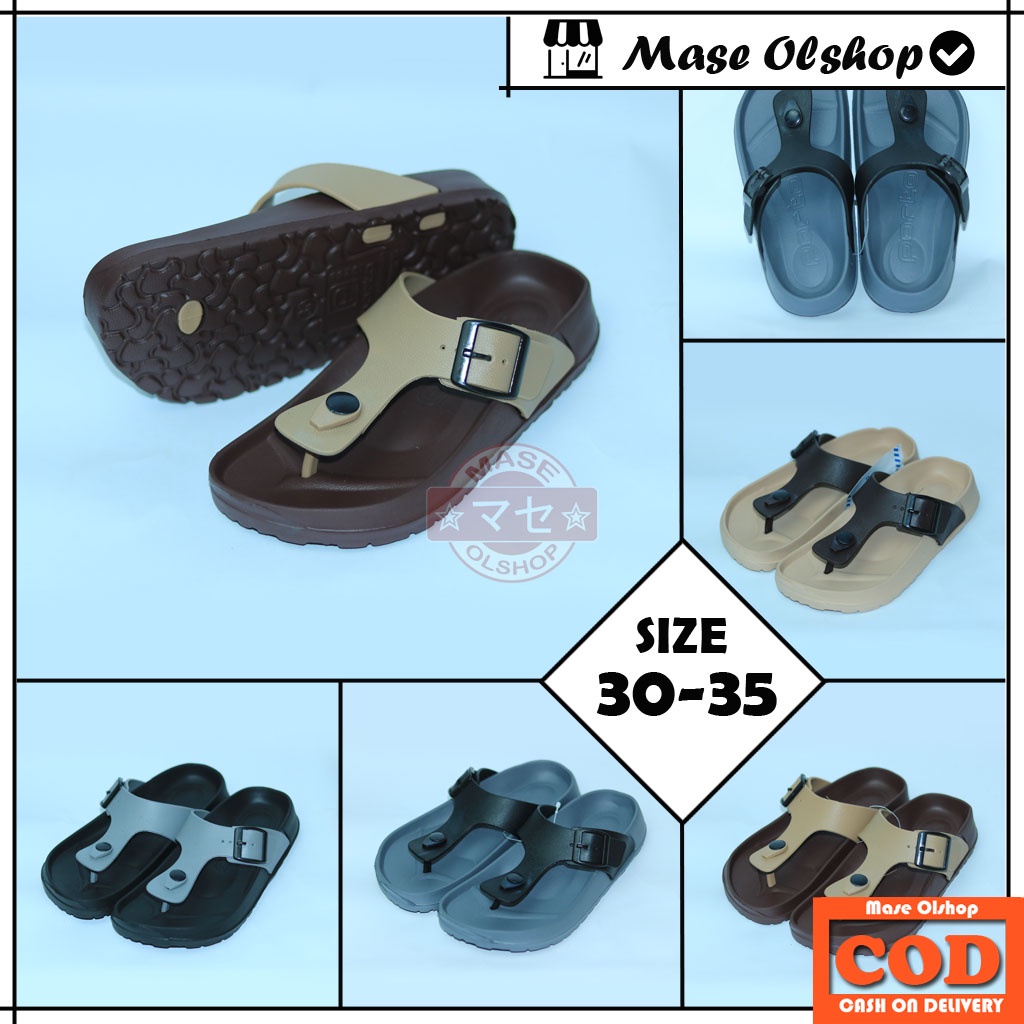 Sandal Anak Laki-Laki Karet 4 5 6 7 Tahun Porto 1028B